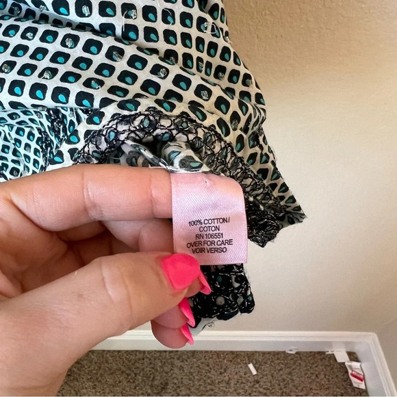 Calypso printed beaded Tunic - Picture 6 of 6